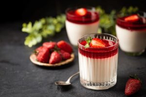 strawberry posset